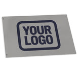 Custom Gray Navy Flag