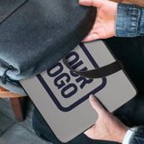 Custom Gray Navy Laptop Bag