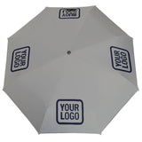 Custom Gray Navy Automatic Umbrella