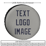 Custom Gray Navy Truck Tires