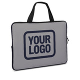Custom Gray Navy Laptop Bag