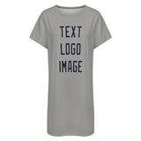 Custom Gray Navy Nachthemd