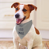 Custom Gray Navy Pet Scarf