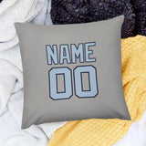 Custom Gray Light Blue Pillowcase