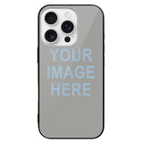 Custom Gray Light Blue Phone Case