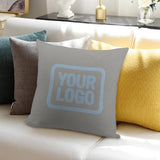 Custom Gray Light Blue Pillowcase