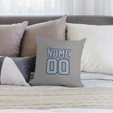 Custom Gray Light Blue Pillowcase