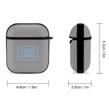 Custom Gray Light Blue AirPods Case