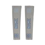 Custom Gray Light Blue Arm Sleeve