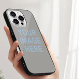 Custom Gray Light Blue Phone Case