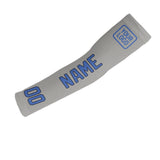 Custom Gray Sky Blue Arm Sleeve