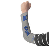Custom Gray Sky Blue Arm Sleeve