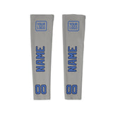 Custom Gray Sky Blue Arm Sleeve