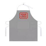 Custom Gray Orange Red Apron