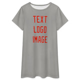 Custom Gray Orange Red Nachthemd