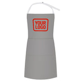 Custom Gray Orange Red Apron