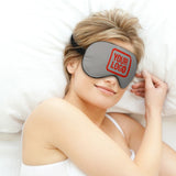 Custom Gray Orange Red Sleep Mask