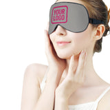 Custom Gray Pink Sleep Mask