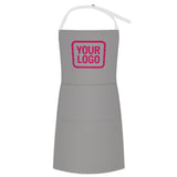 Custom Gray Pink Apron