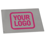 Custom Gray Pink Flag