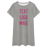 Custom Gray Pink Nachthemd