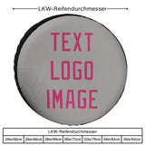 Custom Gray Pink Truck Tires