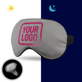 Custom Gray Pink Sleep Mask
