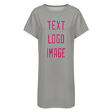 Custom Gray Pink Nachthemd