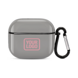 Custom Gray Light Pink AirPods Case (3rd Generation)