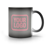Custom Gray Light Pink Magic Mug