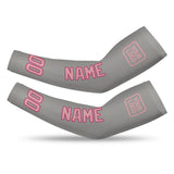 Custom Gray Light Pink Arm Sleeve