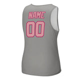 Custom Gray Light Pink Men's Tank Top