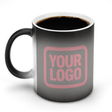 Custom Gray Light Pink Magic Mug