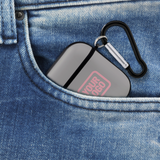 Custom Gray Light Pink AirPods Case
