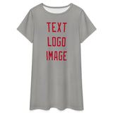 Custom Gray Red Nachthemd