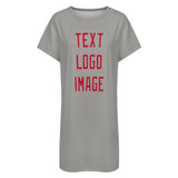 Custom Gray Red Nachthemd