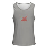 Custom Gray Copper Rose Men's Tank Top