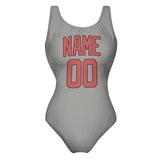 Custom Gray Copper Rose Swimsuit