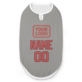 Custom Gray Copper Rose Pet Vest