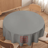 Custom Gray Copper Rose Round Table Cloth