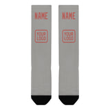 Custom Gray Copper Rose Knee-High Sock