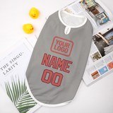 Custom Gray Copper Rose Pet Vest