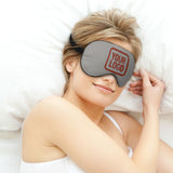 Custom Gray Coral Red Sleep Mask