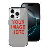 Custom Gray Orange Red Phone Case