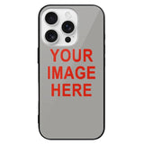 Custom Gray Orange Red Phone Case