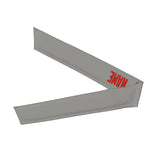 Custom Gray Orange Red Headband