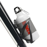 Custom Gray Orange Red Sports Bottle