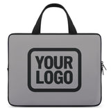 Custom Gray Black Laptop Bag