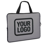 Custom Gray Black Laptop Bag