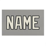 Custom Gray Cream Beach Towel